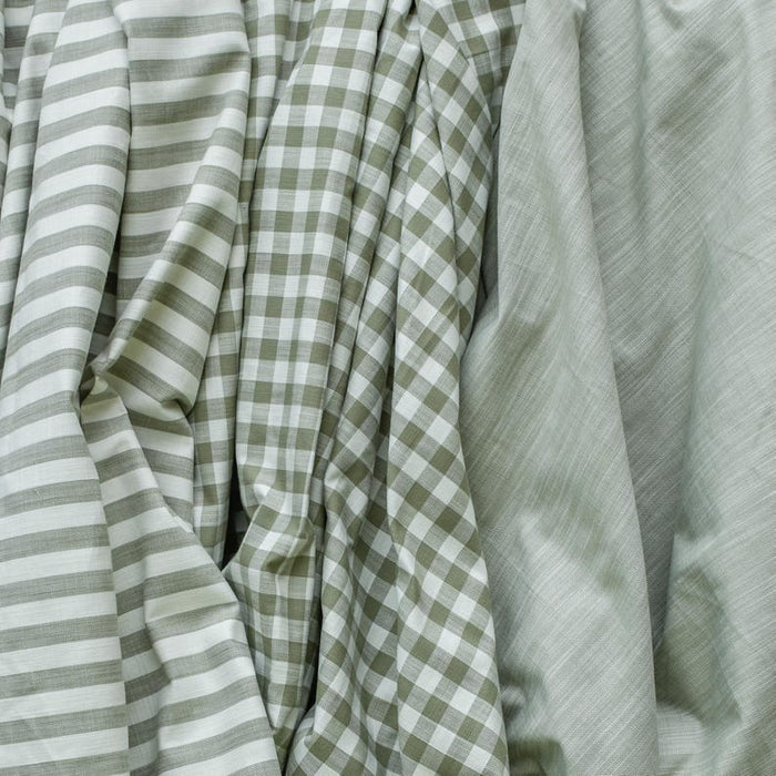 Olive Green Solid Cotton Fabric