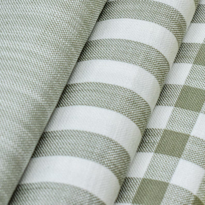 Olive Green Solid Cotton Fabric