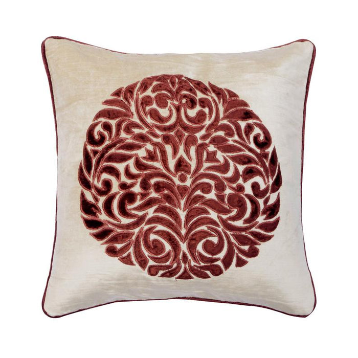 Olive Scent - Green Velvet Throw Pillow Cover