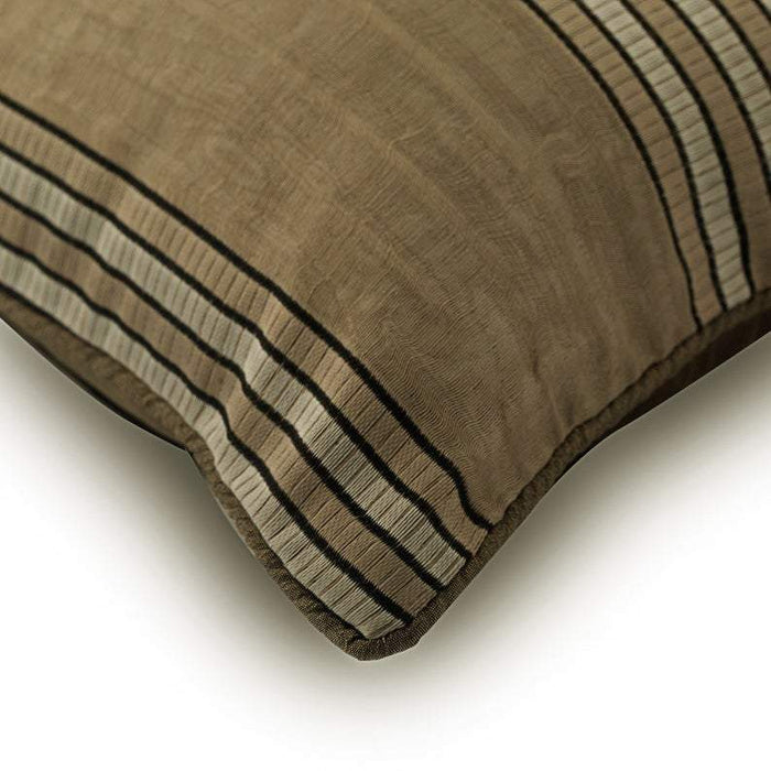 Parched Earth Beige Silk Euro Sham