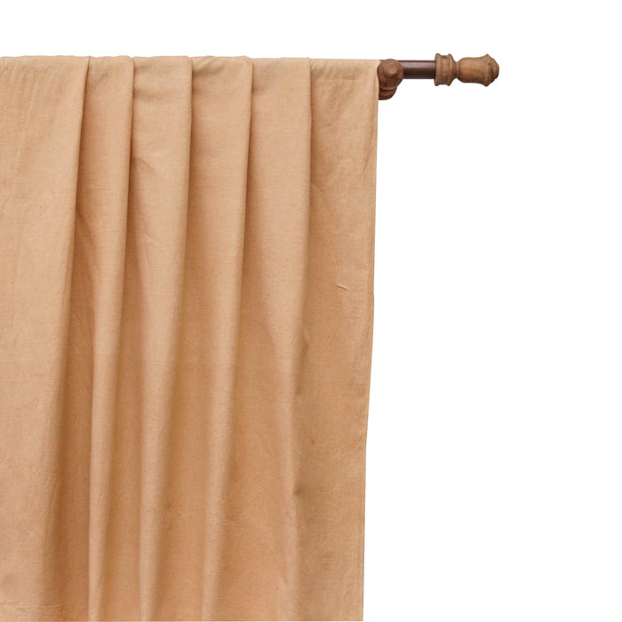 Peach Cotton Linen Fabric