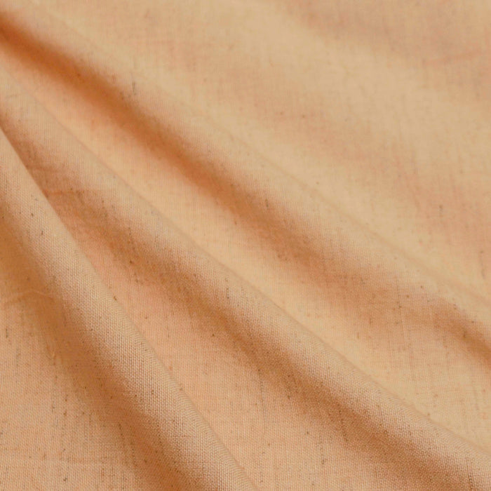 Peach Cotton Linen Fabric