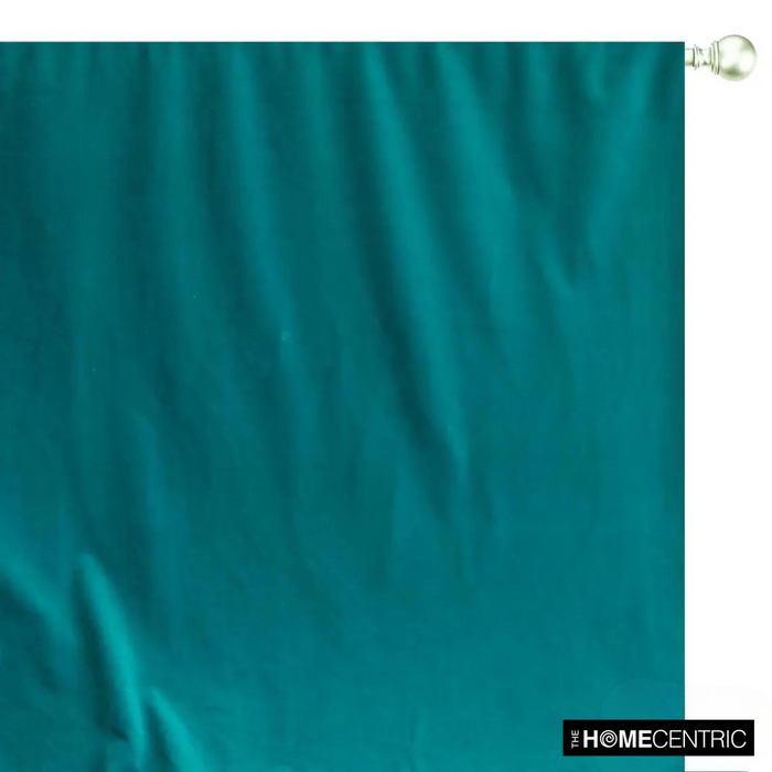Peacock Green High Quality Plush Velvet Fabric by the Yard