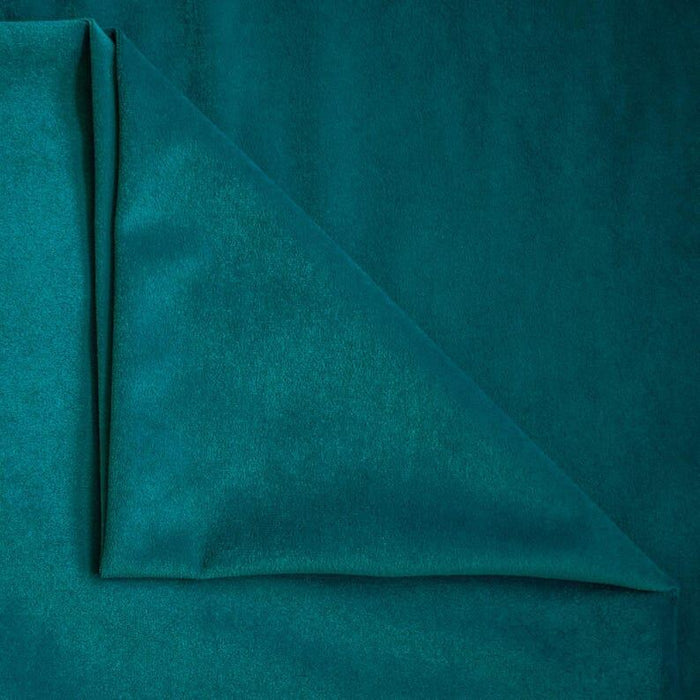 Peacock Green Velvet Curtain Panels