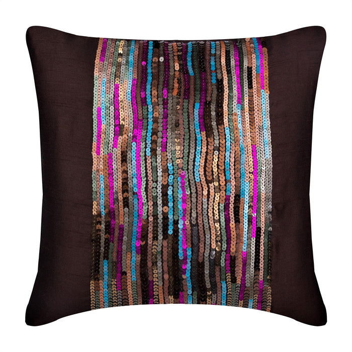 Pink Angel - Pink Art Silk Decorative Euro Sham