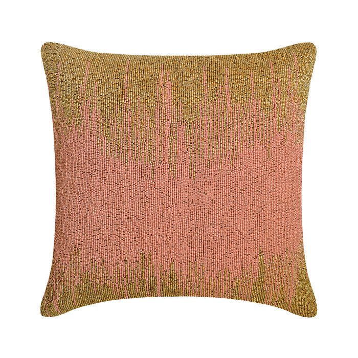 Pink Phenomena - Pink Art Silk Throw Pillow Cover