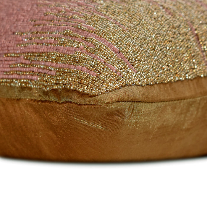 Pink Phenomena - Pink Art Silk Throw Pillow Cover