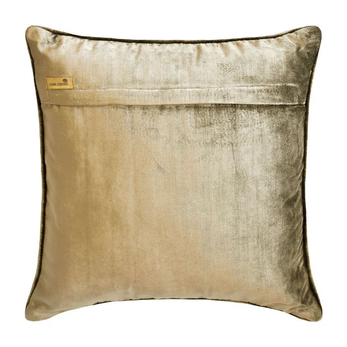 Plush Divide - Velvet Brown Decorative Bed Runner and Pillow Cover