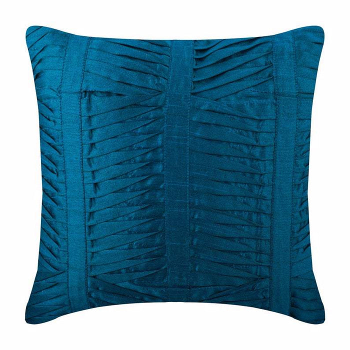Purpley Beauty - Purple Art Silk Throw Pillow Cover
