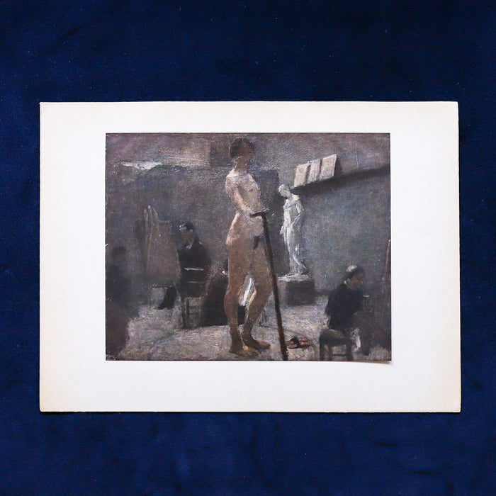 Rare Vintage 1946 Matisse "Étude de L'atelier de Gustave Moreau" French Lithograph Art