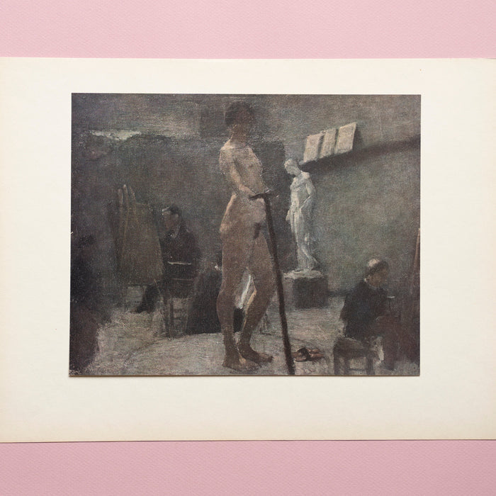 Rare Vintage 1946 Matisse "Étude de L'atelier de Gustave Moreau" French Lithograph Art