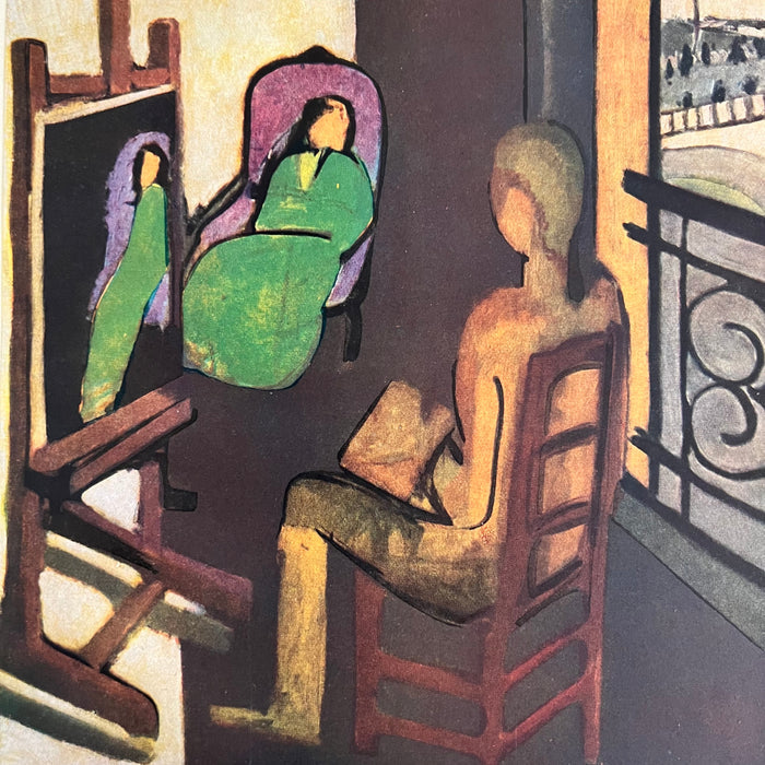 Rare Vintage 1946 Matisse "Le Peintre et son Modêle" French Lithograph Art