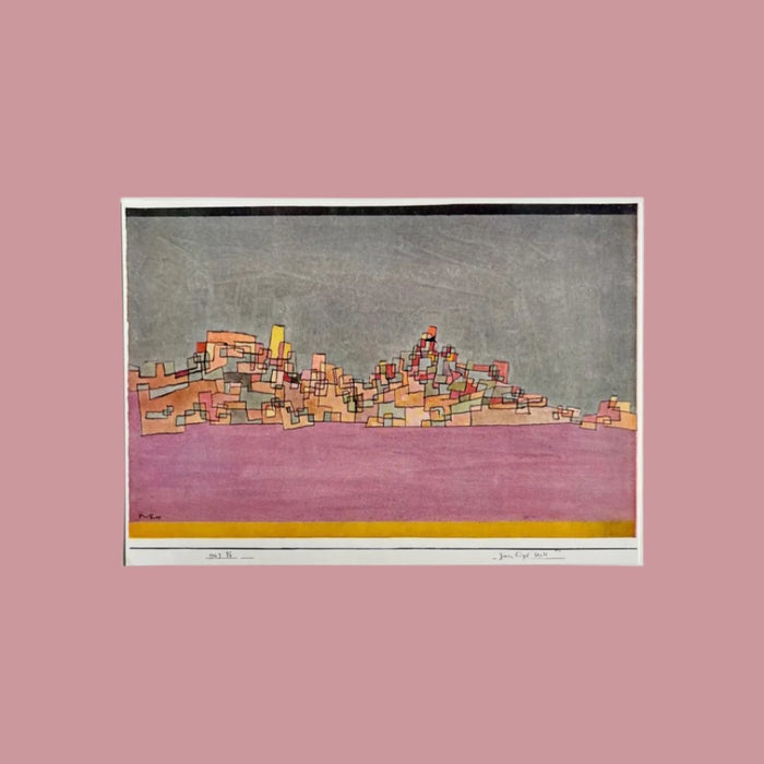 Rare Vintage 50s Klee City on Two Hills