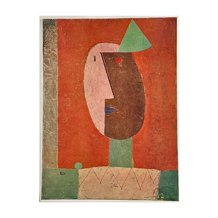 Rare Vintage 1955 Klee "Clown" Offset Lithograph