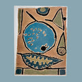 Rare Vintage 1955 Klee "Coelin Fruit" Offset Lithograph