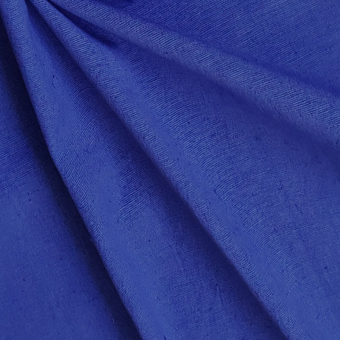Royal Blue Cotton Linen Fabric