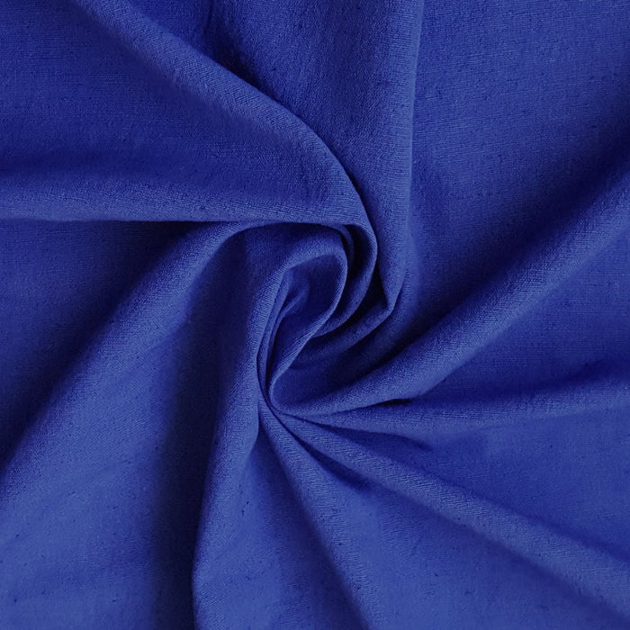 Royal Blue Cotton Linen Fabric
