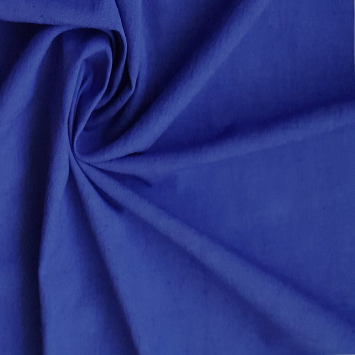 Royal Blue Cotton Linen Fabric