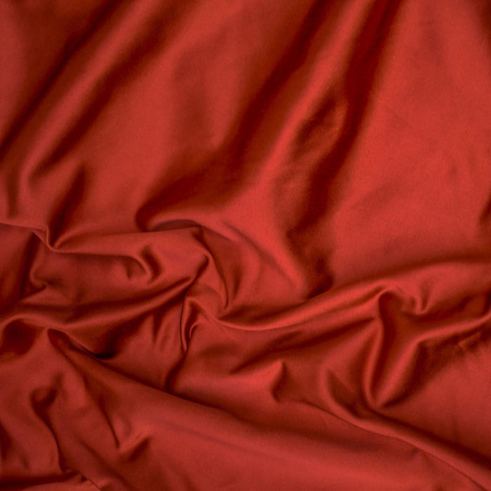 Rust Heavy Satin Fabric by the Yard