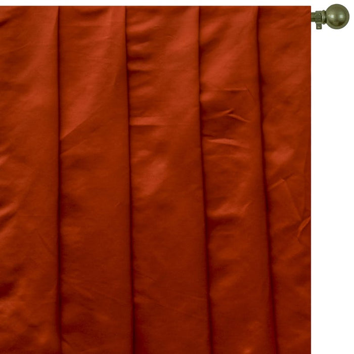Rust Heavy Satin Fabric by the Yard