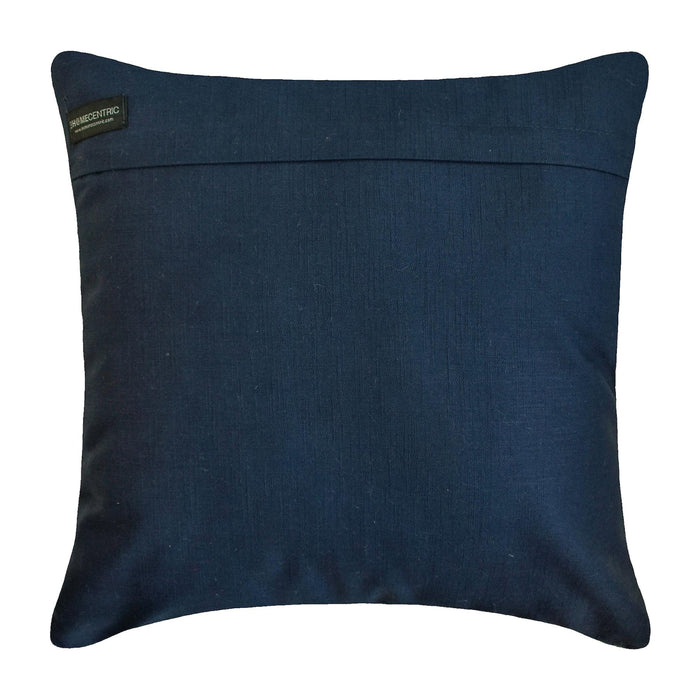 Sapphire Mirage - Velvet Blue Decorative Bed Runner and Pillow Cover