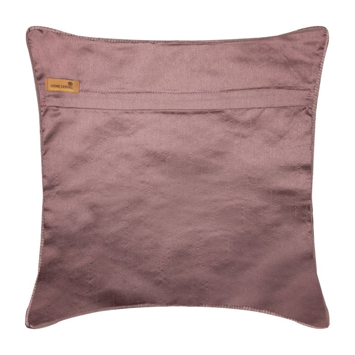 Scrolling All The Way Purple - Purple Silk Throw Pillow Cover