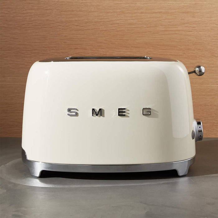 Smeg Toaster 2 Slice -Cream