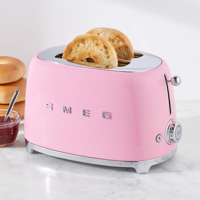 Smeg Toaster 2 Slice -Pink
