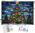 Stained Glass Christmas Tree of Lights