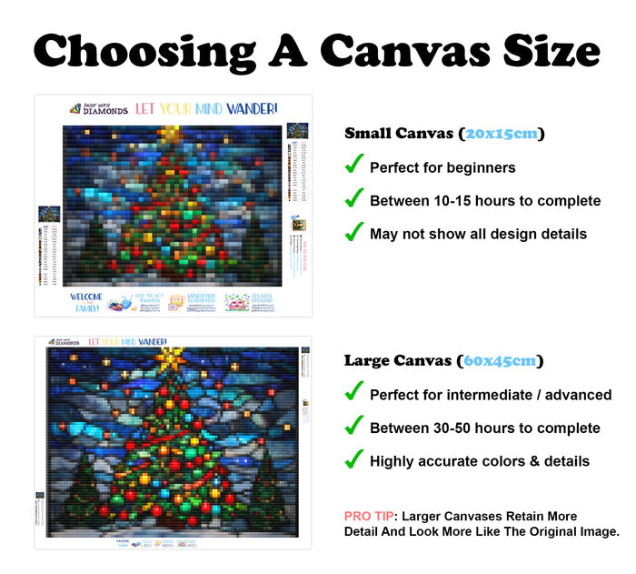 Stained Glass Christmas Tree of Lights