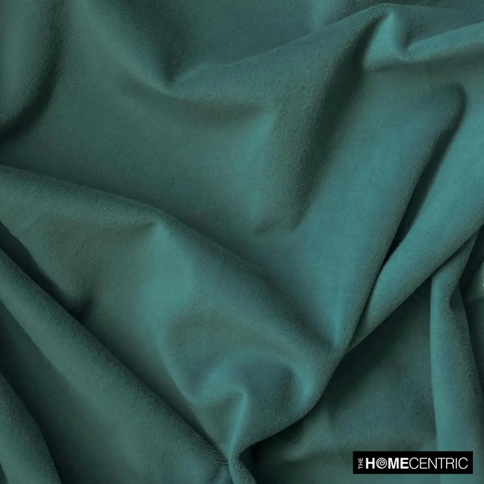 Teal Green High Quality Plush Velvet Fabric by the Yard