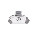 Teleties Classic Claw Clip -Silver Glitter