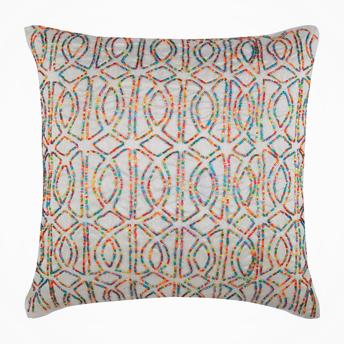 The Class Effect - Light Plum Art Silk Throw Pillow Cover