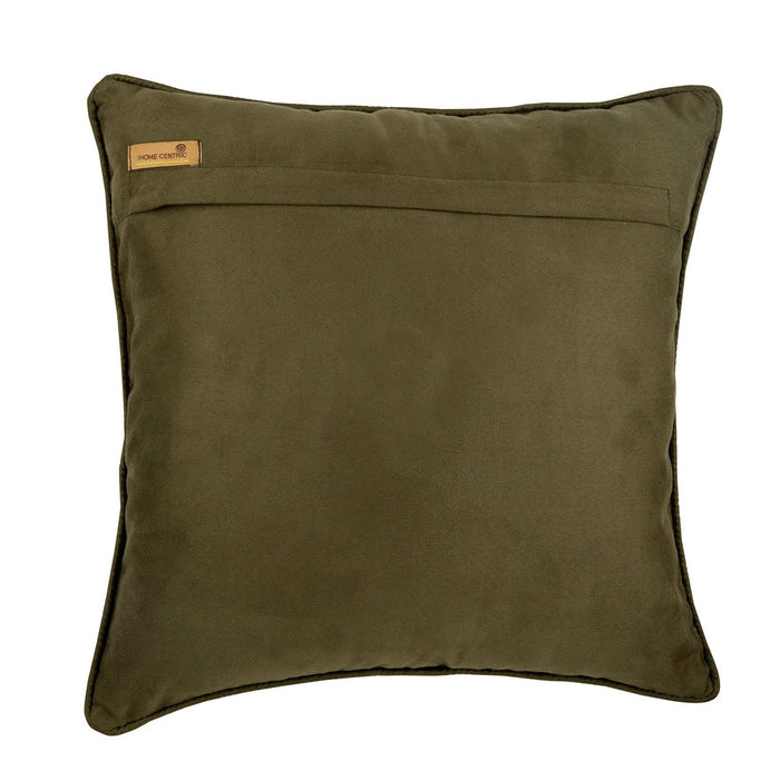 Tropical Girl - Green Cotton Decorative Euro Sham