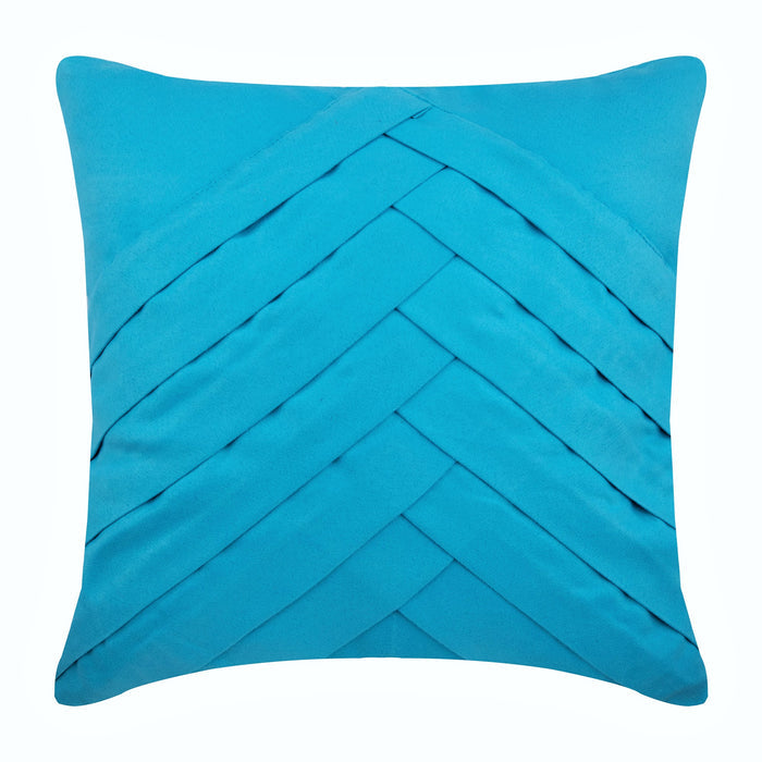 Turquoise Blue No Limits No Lines Pillow Cover