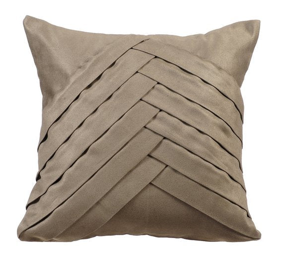 Turquoise Blue No Limits No Lines - Turquoise Blue Suede Throw Pillow Cover