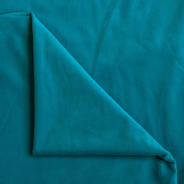 Turquoise High Quality Plush Velvet Fabric by the Yard
