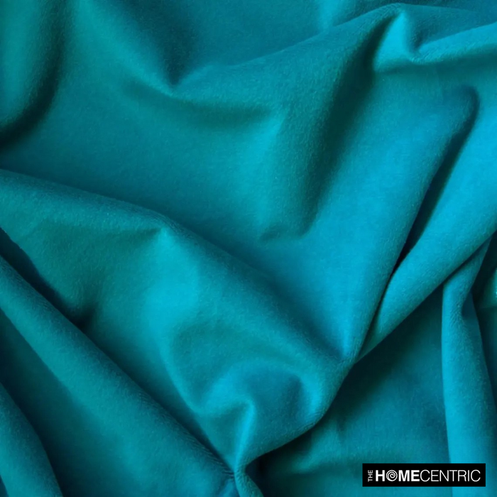 Turquoise High Quality Plush Velvet Fabric by the Yard