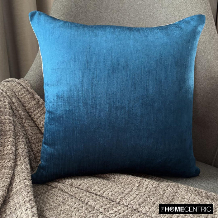 Velvet Turquoise Jules Throw Pillow Cover