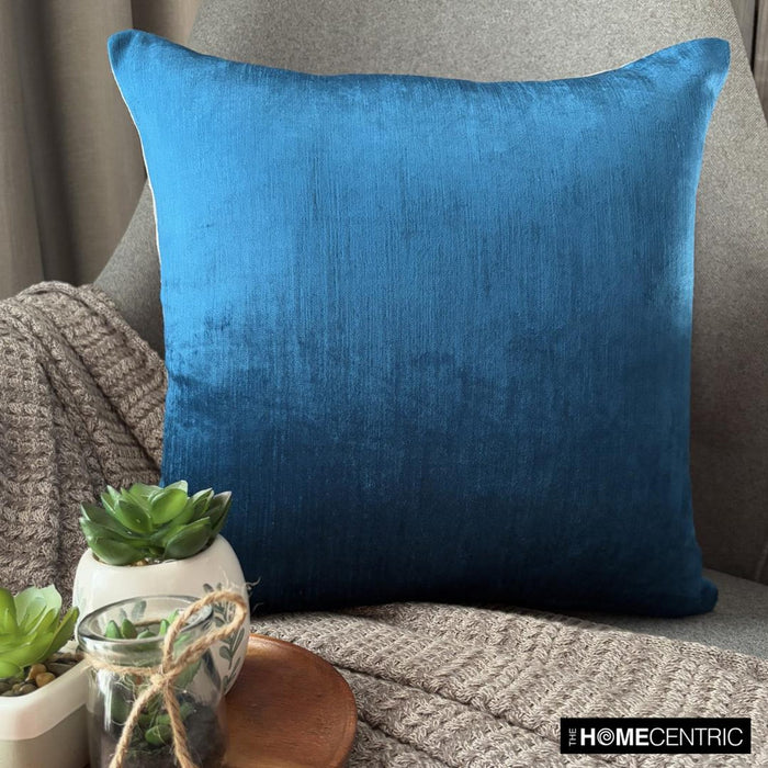 Velvet Teal Jules Throw Pillow Cover