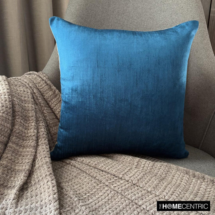 Turquoise Velvet Throw Pillow Cover - Velvet Turquoise Jules