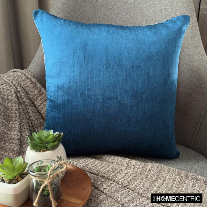 Turquoise Velvet Throw Pillow Cover - Velvet Turquoise Jules