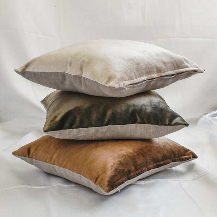 Velvet Turquoise Jules Throw Pillow Cover