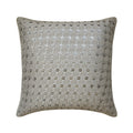 Vanilla Face - Silver Silk Decorative Euro Shams