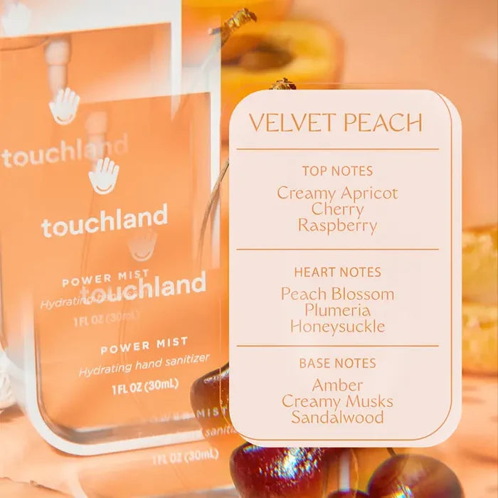 Velvet Peach Power Mist Hydrating Hand Sanitizer