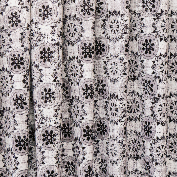 Victorian Baroque Digital Printed Polyester Curtain Panels