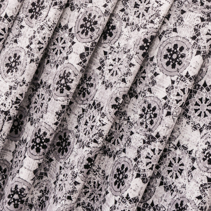 Victorian Baroque Digital Printed Polyester Curtain Panels