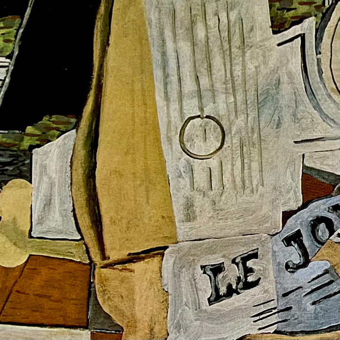 Vintage 1940s Braque "The Newspaper" Swiss Art Print