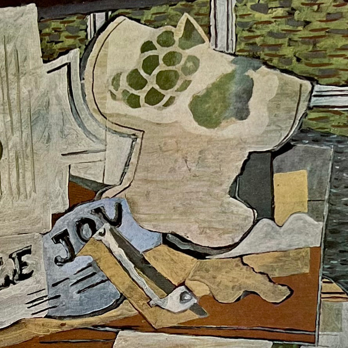 Vintage 1940s Braque "The Newspaper" Swiss Art Print