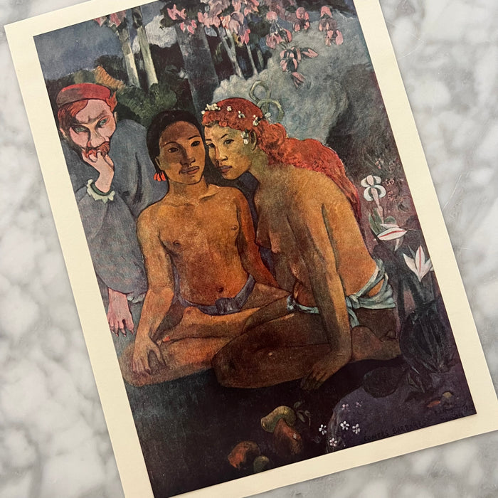 Vintage 1954 Gauguin "Contes Barbares" Offset Lithograph